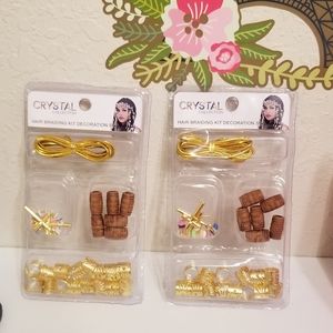 2 pcs Hair Braiding Kit Decoration Set new